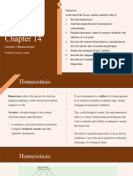 Chapter 14 Lesson 4 Homeostasis