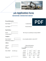 Oriyaoncore Construction Job Application Form-1-1