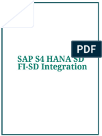 SAP S4 HANA - FI-SD Integration