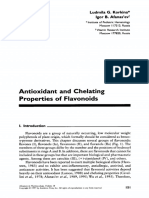 FLAVONOIDES Antioxidant and Chelating Properties