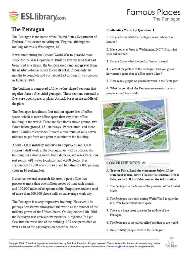 The Penthagon | PDF | The Pentagon | September 11 Attacks