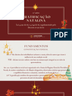 Gratificação Natalina - 13º Salário