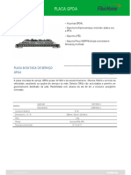 Datasheet PLACA DE SERVIÇO GPOA