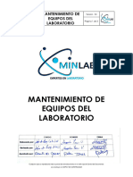 M-PR-06 Mantenimiento de Equipos Del Laboratorio V04