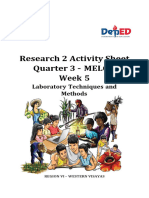 Activity Sheet Research 8