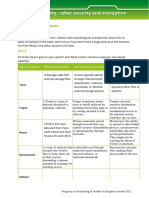 Worksheet 3.1 - Internet Safety, Cyber Securit