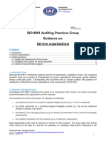 Auditando Control de Producto No Conforme Cuando Se Trata de Un Servicio