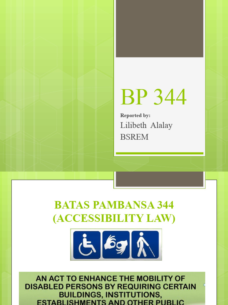 BP 344 Report | PDF