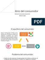 El Equilibrio Del Consumidor Semana 8