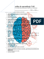 Test de Estilos de Aprendizaje VAK