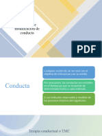 Técnicas de Modificación de Conducta