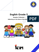 English Grade 9: Quarter 3 Module 1