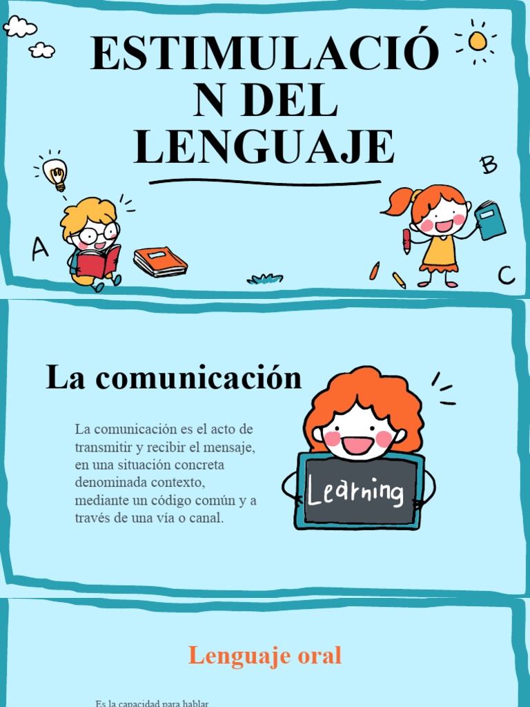 Estrategias para Estimular el Lenguaje | PDF | Escuchando | Comunicación