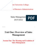 Sales Management PPT