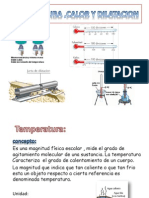 Temperatura, Calor y Dilatacion