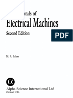 Fundamentals of. Electrical Machines. Second Edition. M. a. Salam. Science International Ltd. Alpha Oxford, U.K.