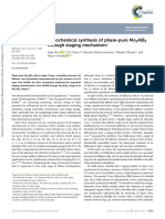 Topochemical Synthesis of Phase-Pure Mo2AlB2 Through Staging Mechanism