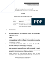 Agenda Comisión de Fiscalización