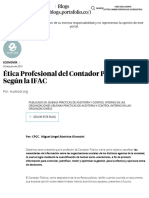 Ética Profesional del Contador Público Según la IFAC - Buenas prácticas de auditoría y control interno en las organizaciones _ Blogs Portafolio