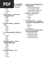 Conditionals Exercise