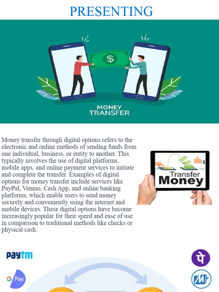 Digital Money Transfer Options Explained | PDF