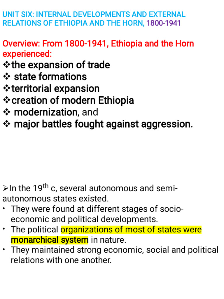 SOCIAL AND POLITICAL HISTORY OF WOLLO PROVINCE IN ETHIOPIA 1769 1916 visual data 8