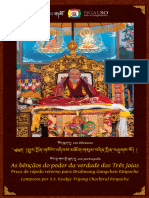 As Bênçãos Do Poder Da Verdade Das Três Joias Prece de Rápido Retorno Para Drubwang Gangchen Rinpoche