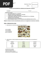 Diagnostico Ciencias Segundo