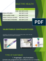 Injectable Contraceptives 1