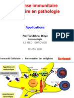 Immunite cellulaire  Applications L3 MED EUROMED  19 JAN  2024 (TN Dieye)