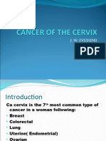 Cancer of The Cervix Presentation