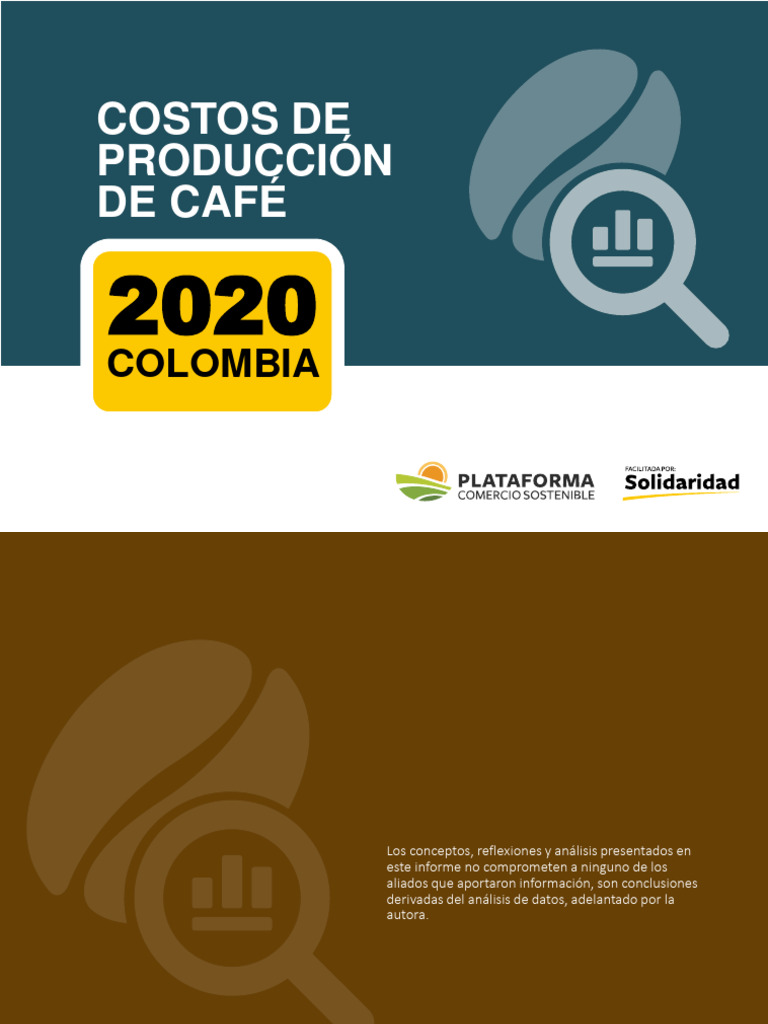  1library Co Costos De Producci n De Caf Colombia Descargar 