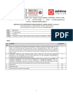 Notice Convening Meeting of Preference ShareHolders Meeting