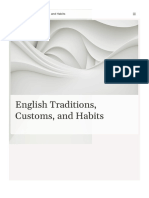 English Traditions, Customs, and Habits - Gamma