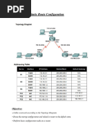 LAB7 Basic Static Routing Default Routing