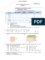 Ficha Formativa Monómios Polinómios