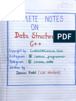 Complete DSA Handwritten Notes