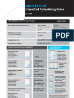 Print Rate Card