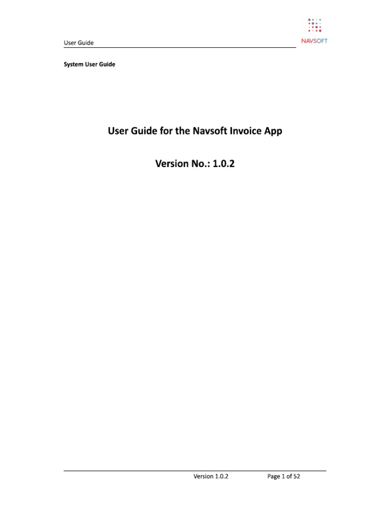 Novsoft Invoice User Manual | PDF
