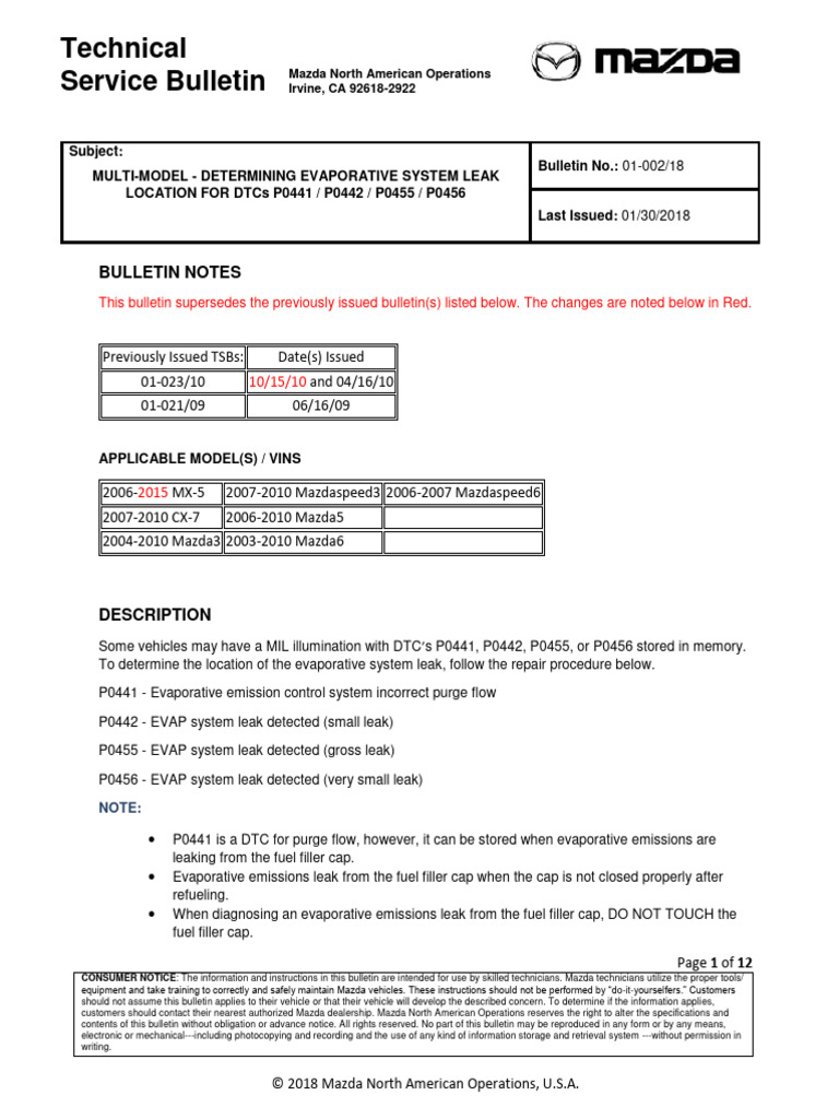 Mc-10129576-9999multi-Model Determining Evaporative System Leak PDF