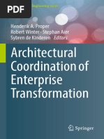 Architectural Coordination of Enterprise Transformation