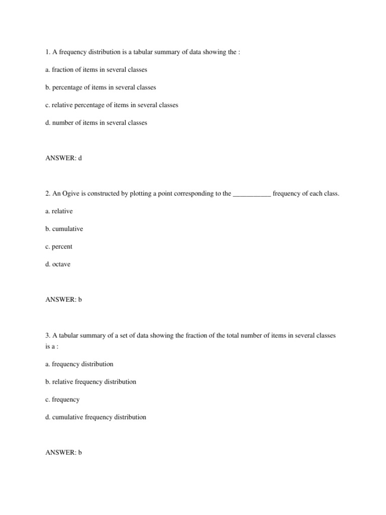 Understanding Frequency Distributions | PDF
