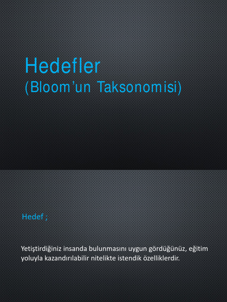Bloom Un+Taksonomisi | PDF