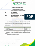 Informe Nº015 Insumos de Martillo Perforador