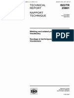 ISO-TR 25901 - July2007 - Vocabulaire Multilingue Des Termes Technique en Soudag