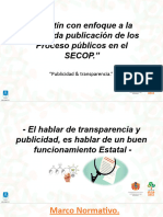 Boletín con Enfoque a la Adecuada Publicación de los Proceso Públicos en el SECOP - 2021