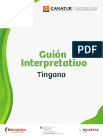 Ficha de Guión Interpretativo - Reserva Ecológica de Tingana