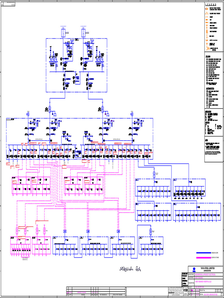 West Bokaro Hospital Electrical SLD | PDF