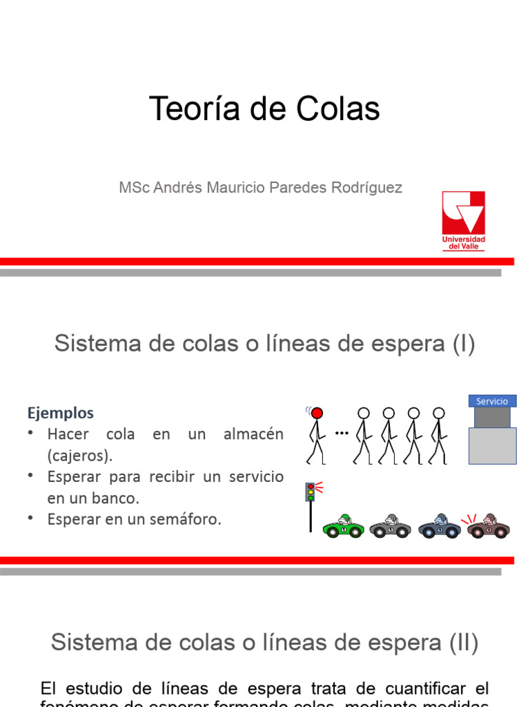 Teoría de Colas: Modelos y Medidas | PDF | Distribución de veneno ...