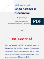 Programiranje - Prezentacija